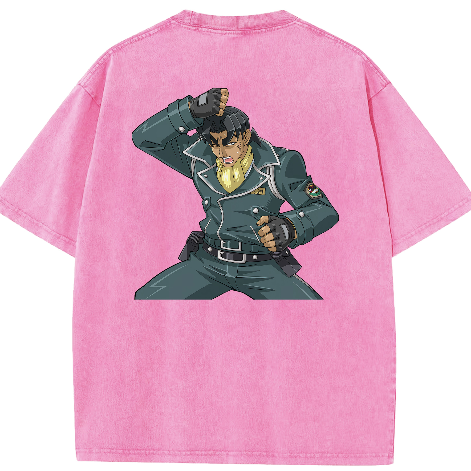 （画像用） 遊☆戯☆王 Yu-Gi-Oh! 綿100% ヴィンテージ風 半袖Tシャツ（背面プリント）